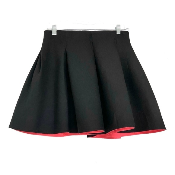 De Philo Dresses & Skirts - DE PHILO High Waisted Mini Neoprene Scuba Skater Skirt